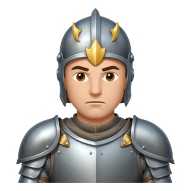 Male Knight Warrior sticker