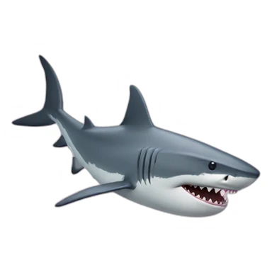 a shark having a podcast sticker