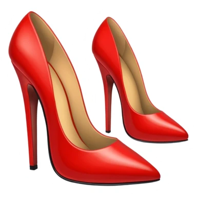 two Red heels sticker