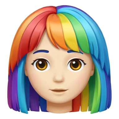 wig only without girls sticker