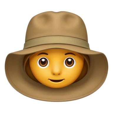 safari hat sticker