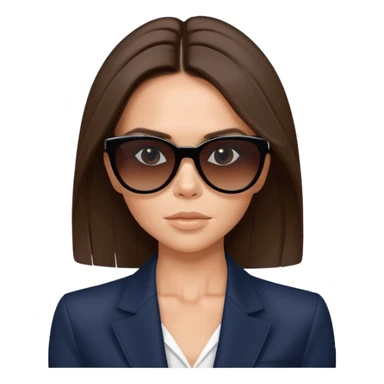 victoria beckham with sunglasses sticker