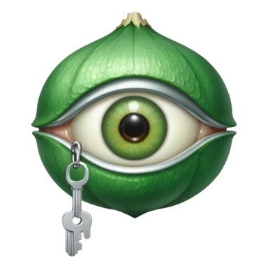 EYE KEY CHIN GARLIC sticker