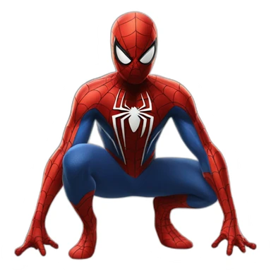 spider man with a destructed costume sticker