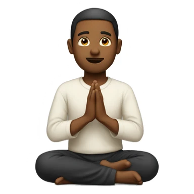 A men which pray  sticker