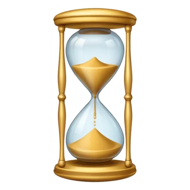 hourglass sticker