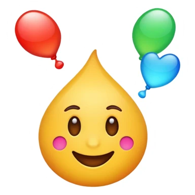 a colorful f emoji sticker