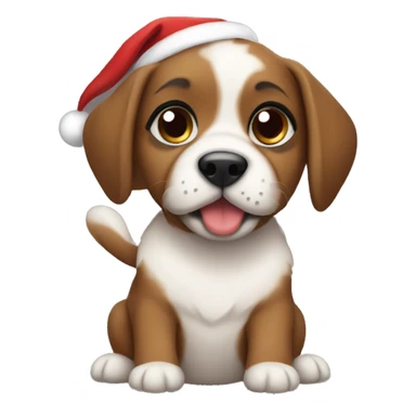 Puppy Christmas  sticker