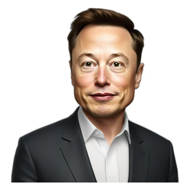Elon musk as a fish sticker