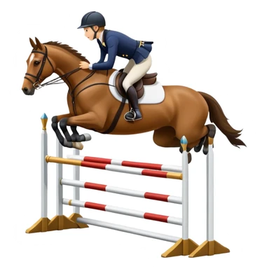 show jumping sticker