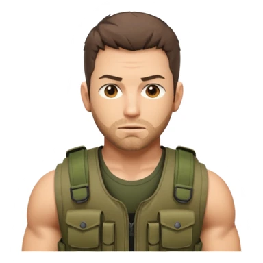 Chris redfield resident evil sticker