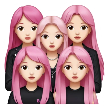BLACKPINK 4 people sticker