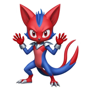 Scizor-Sonic-Sneasel-fusion (full body) sticker