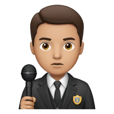 field reporter from News channel sticker