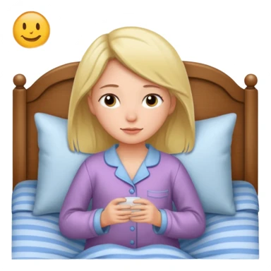 Bedtime girl  sticker