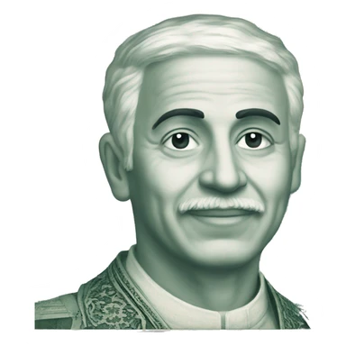 The algerien dinar sticker