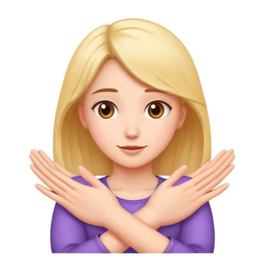 A girl opening her arms for hug sticker