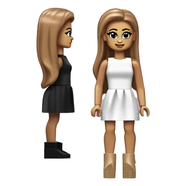 ARIANA GRANDE lego full body sticker