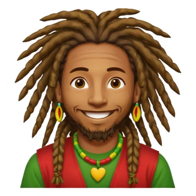 A rasta man bigging up di whole world 🎯🌍👊🏾👊🏻👊🏿🌍🎯 reggae vibes 🎶, love and unity ✨💛💚❤️, every nation stand strong 🇯🇲🌐  sticker