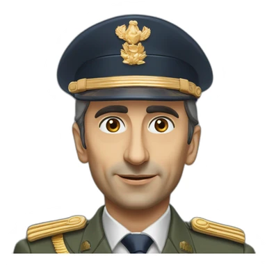 ÉRIC ZEMMOUR president français militaire médaille sticker
