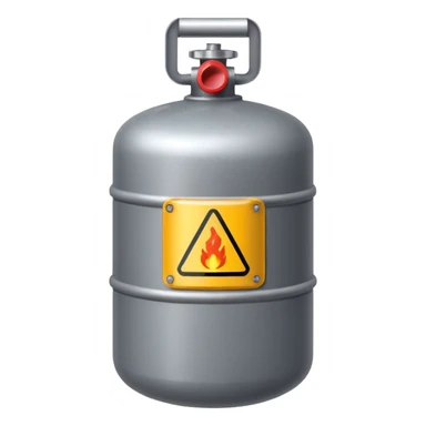 CO2 gas cylinder sticker