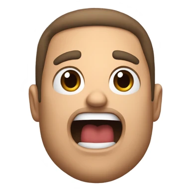 Caseoh The twitch streamer yelling sticker