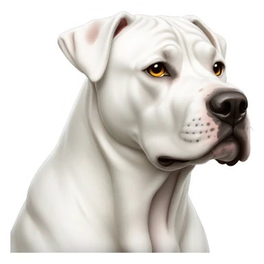 Dogo Argentino Dog Breed Full Body sticker