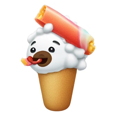 drake eating a popcicle sticker