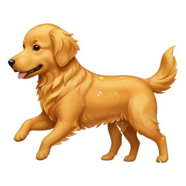 Dog with fish fins  sticker