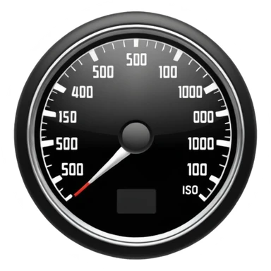 half of simple design speedometer icon for site navigation sticker