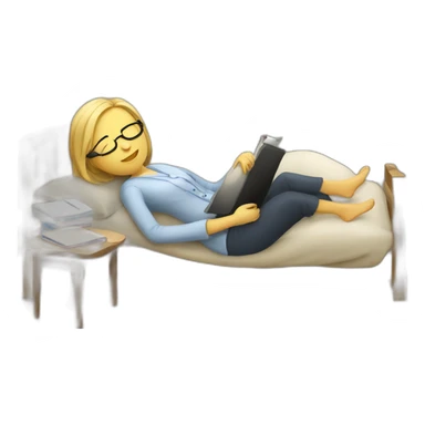 French teacher who are sleeping sticker
