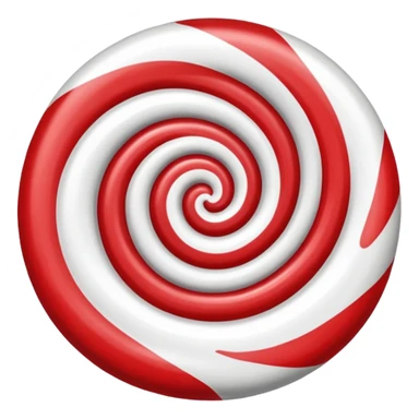 Peppermint emoji sticker