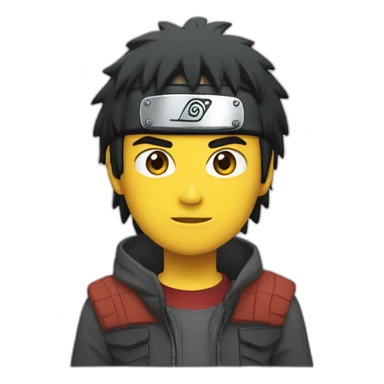 Un kaka sur naruto sticker