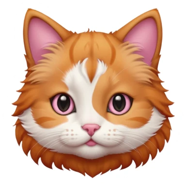 Cute cat with puppy eyes sticker