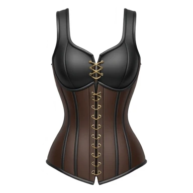 leather armor corset simple top sticker