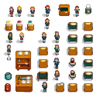 A group of school children finding Squid Game business cards in their school sticker