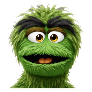 oscar the grouch sticker