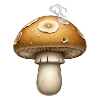 champignon qui fume sticker