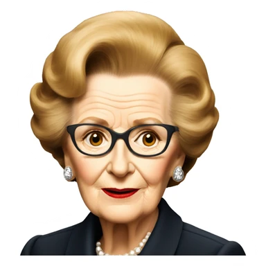 margaret thatcher  sticker