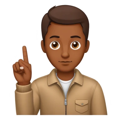 Homme qui fait des doigts d’honneur  sticker