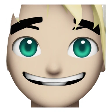 Naruto Uzumaki, teal eyes sticker