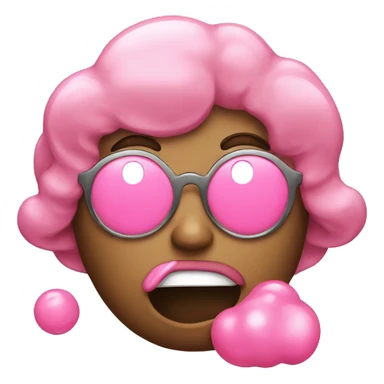 Pink bubblegum sticker