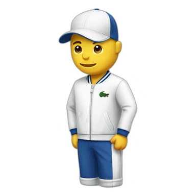 Survêtement lacoste sticker