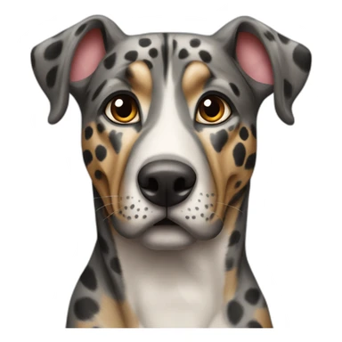 Louisiana leopard spotted Catahoula hound sticker
