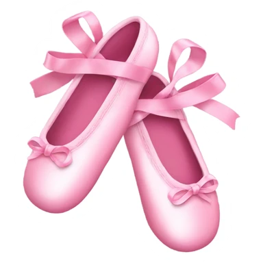 Pink ballerina slippers sticker