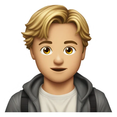 Girl kiss Leonardo DiCaprio when he was young sticker