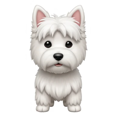 Westie dog sticker