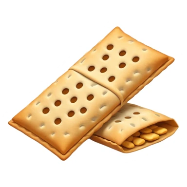 un tas de crackers aux graines sticker