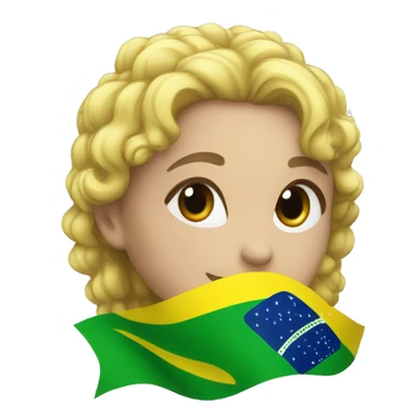  The flag of Brazil sticker
