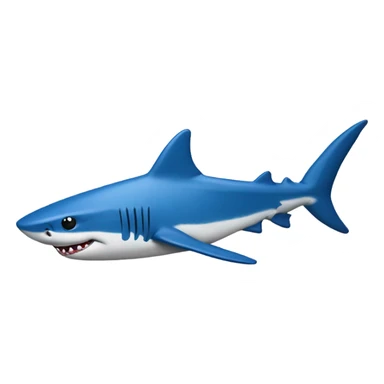 Shark with tattoo and dodgers hat sticker